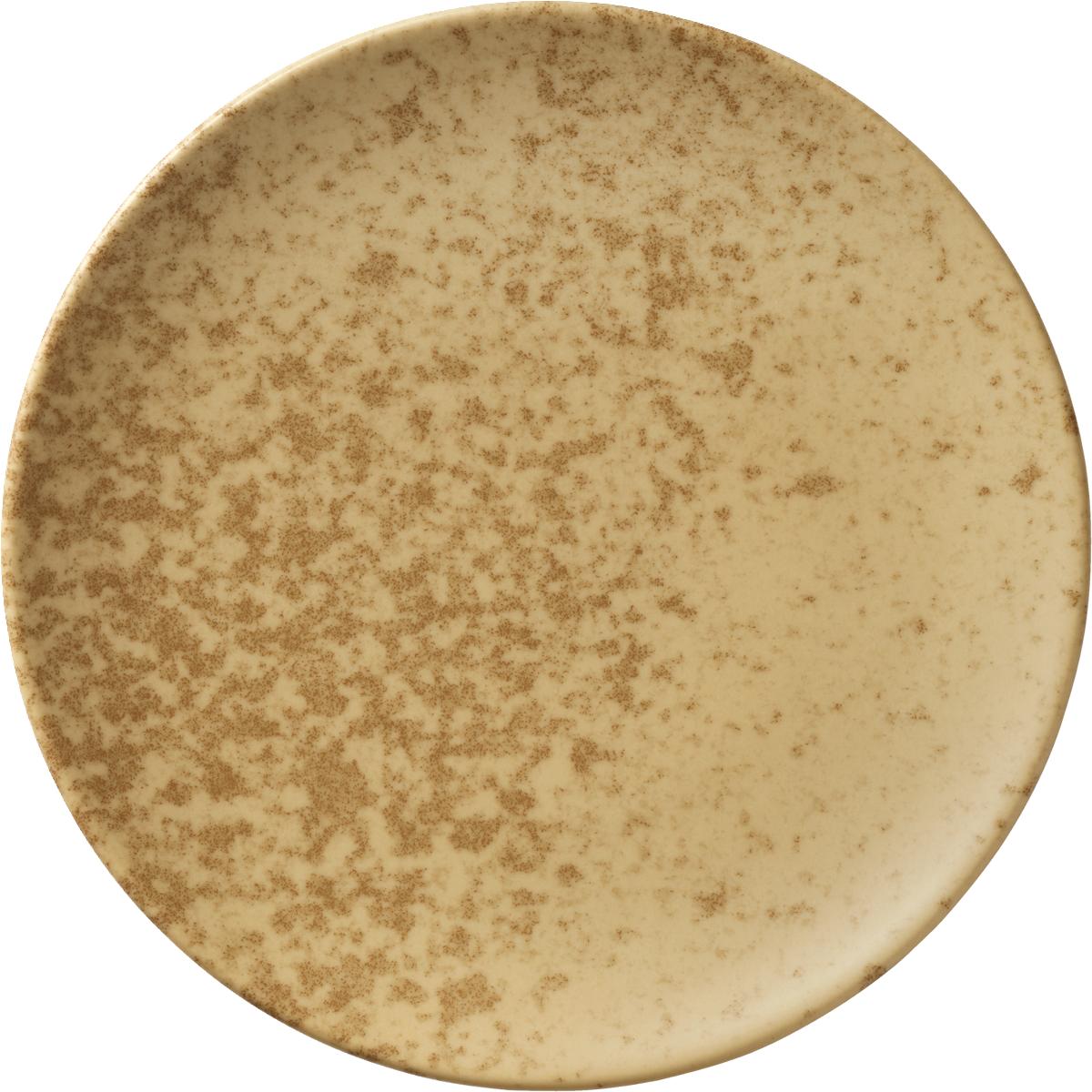 Teller flach rund coup 26cm SANDSTONE DARK YELLOW