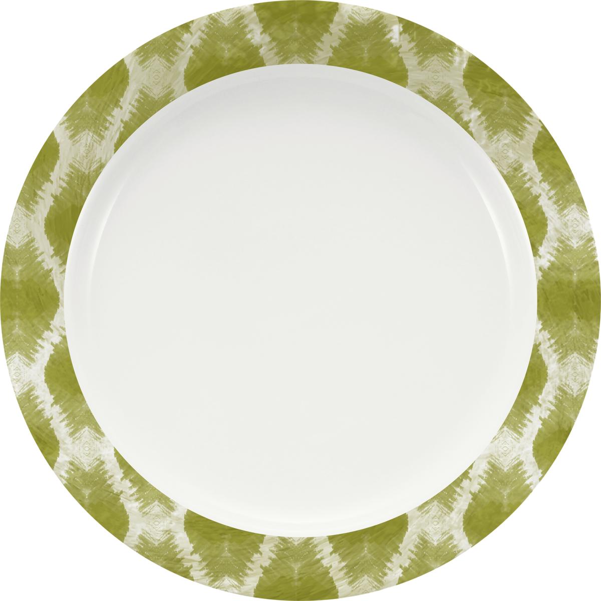 Teller flach Fahne 20cm DIMENSION calmera green