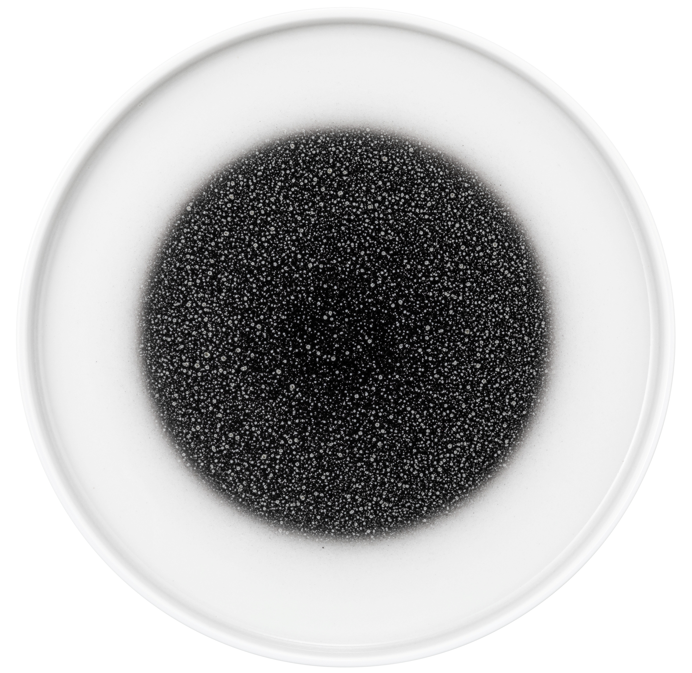 Teller rund flach rund 28cm M5397-28 GOOD MOOD intense spotted black