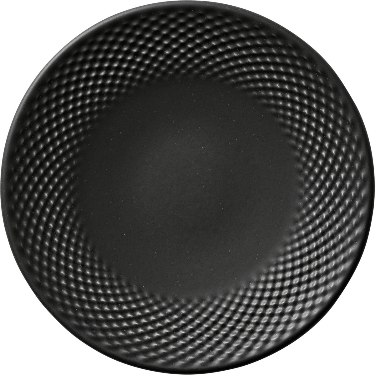 Teller flach coup Relief coal 17cm PINE