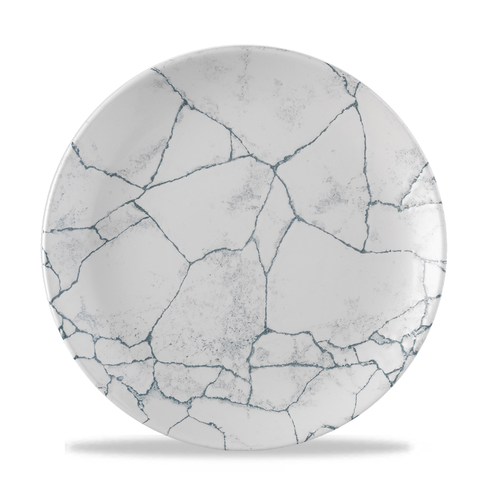 Teller rund 26cm STUDIO PRINTS KINTSUGI Pearl Grey
