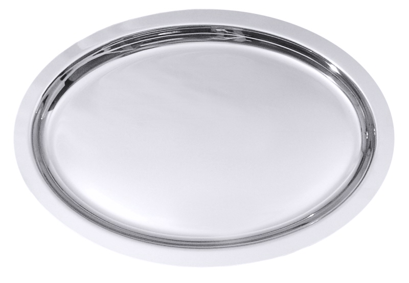 Bankettplatte, oval L: 46 cm B: 33,5 cm H: 2 cm