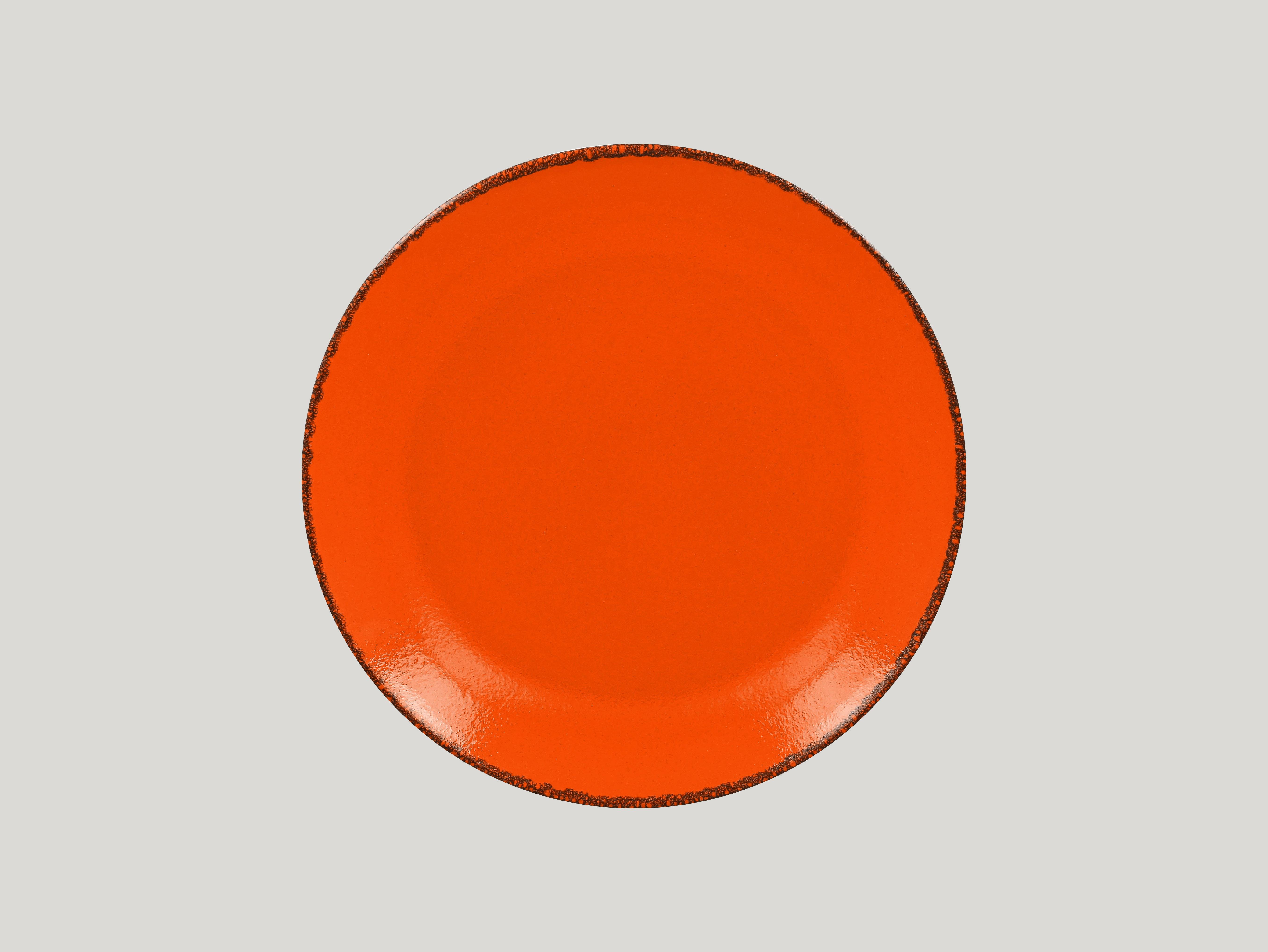 Teller flach coup Ø26,7cm H2,7cm FIRE orange