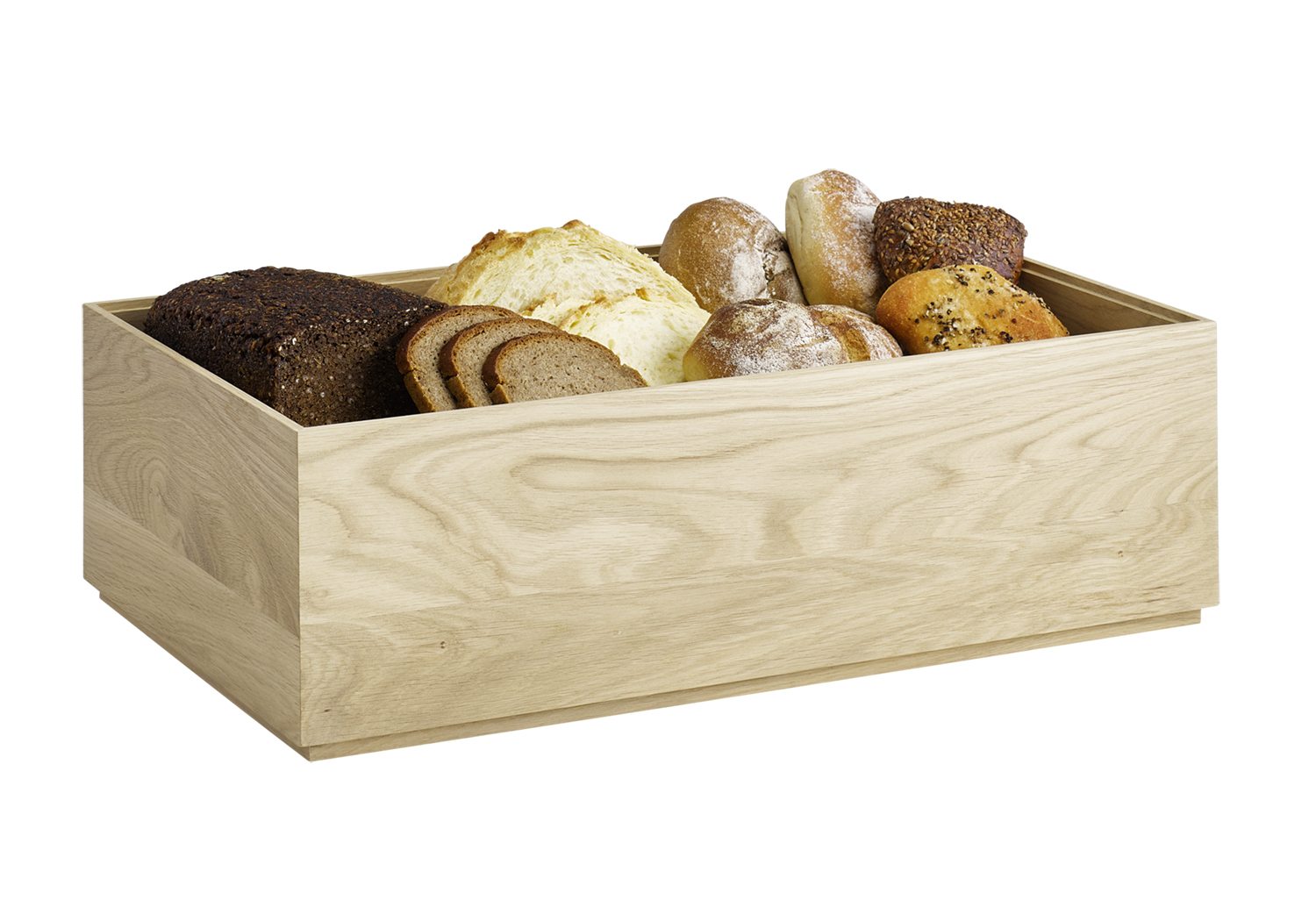 GN 1/1 Holzbox 53x32,5 cm, H:16,5 cm VALO