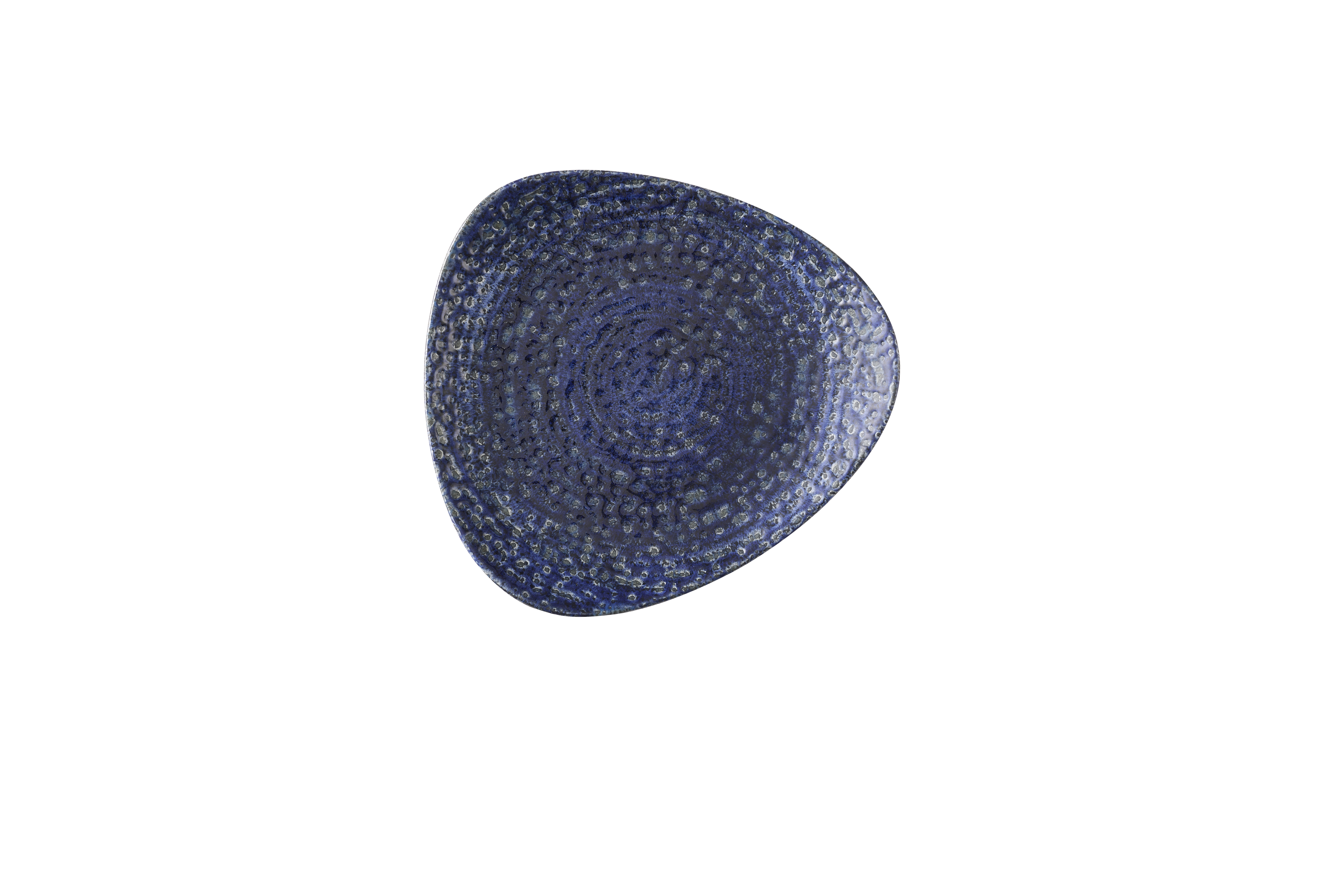 Teller flach dreieckig 22,9cm HOMESPUN CHROMA twilight