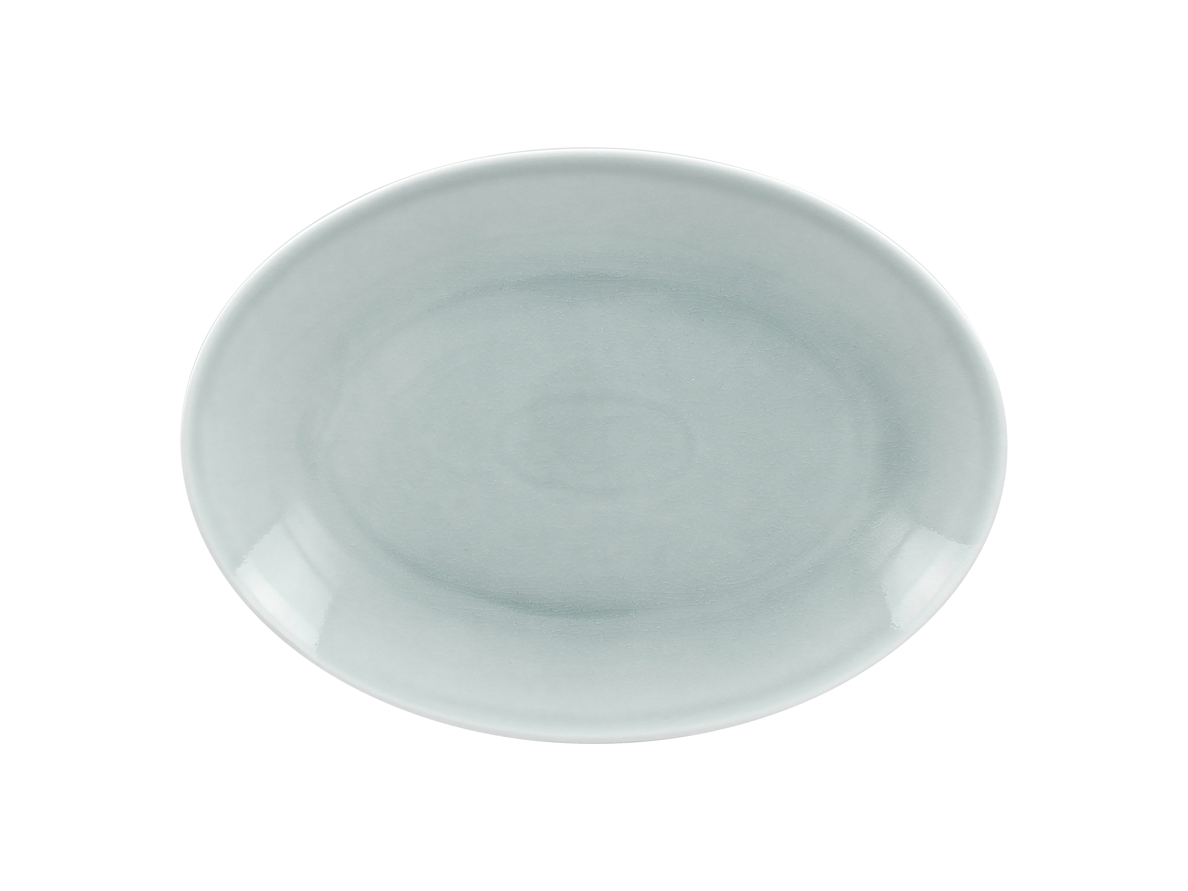 Platte oval 32x23x3,2cm VINTAGE blue