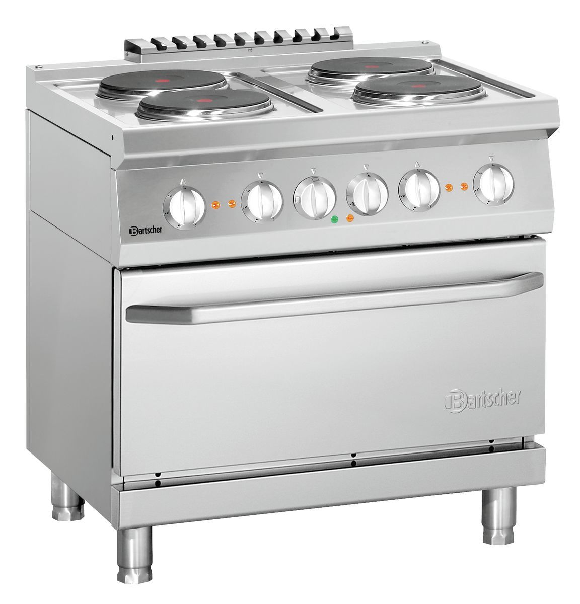 Elektroherd 4 Platten 400V Unterbau Elektro-Backofen