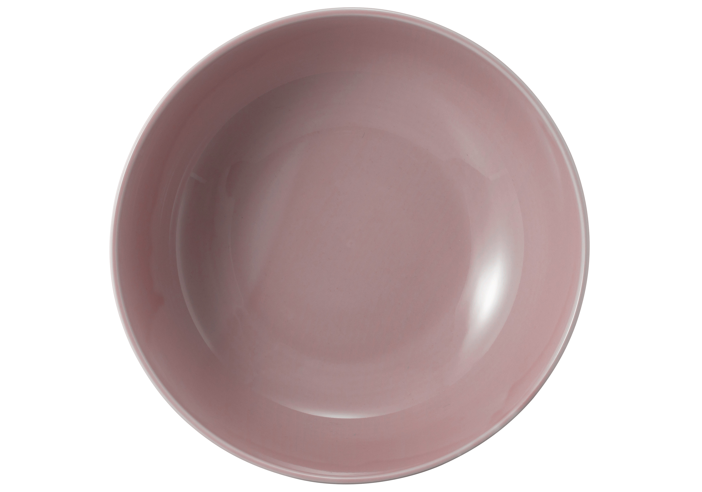 Teller rund mit Relief tief coup 20cm BEAT altrosa