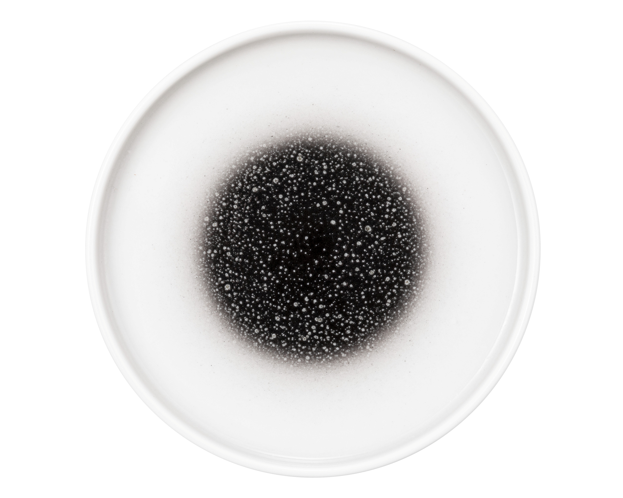 Teller rund flach rund 16cm M5397-16 GOOD MOOD intense spotted black
