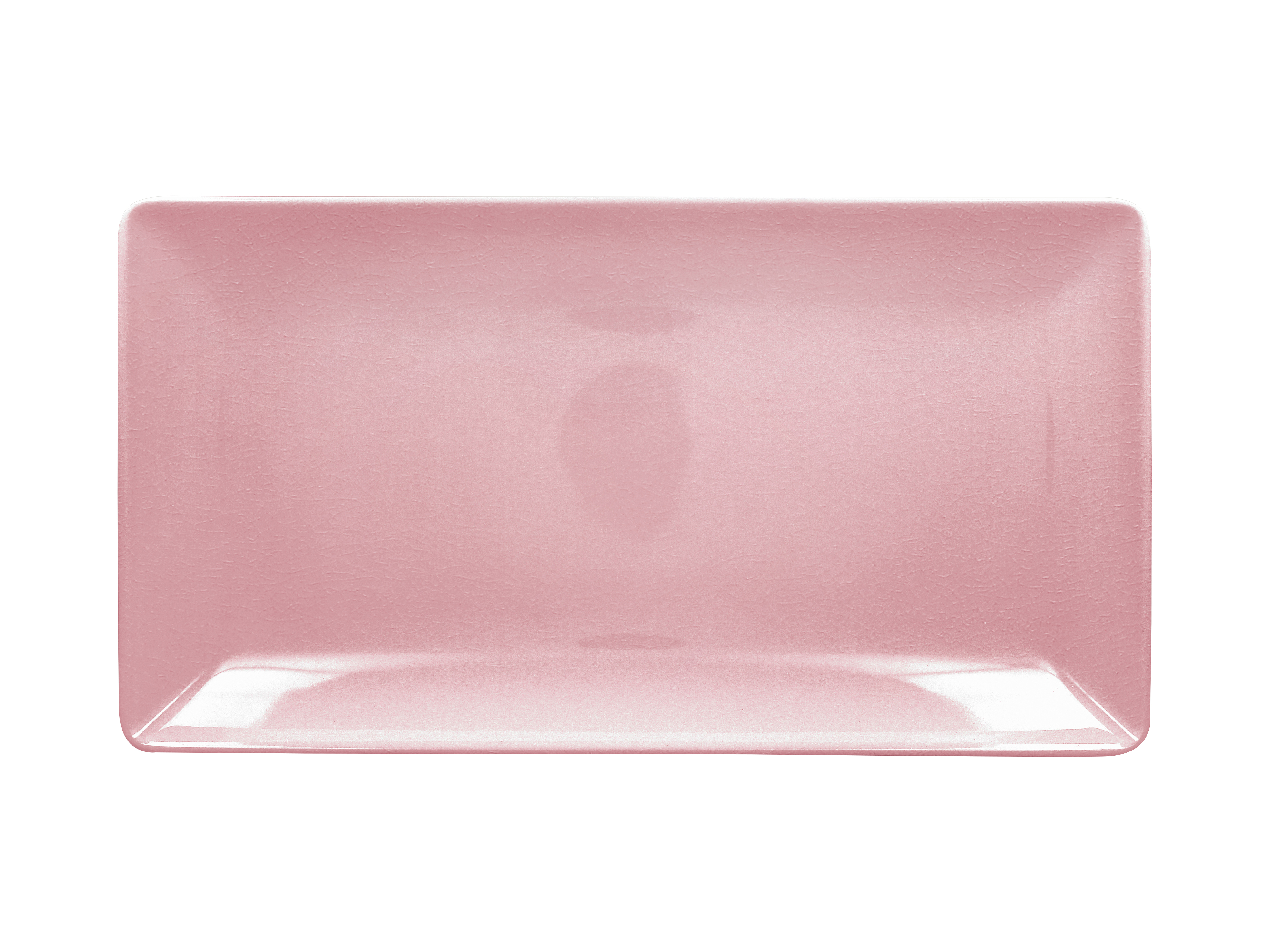 Teller eckig 33,8x18,3x2,4cm VINTAGE pink