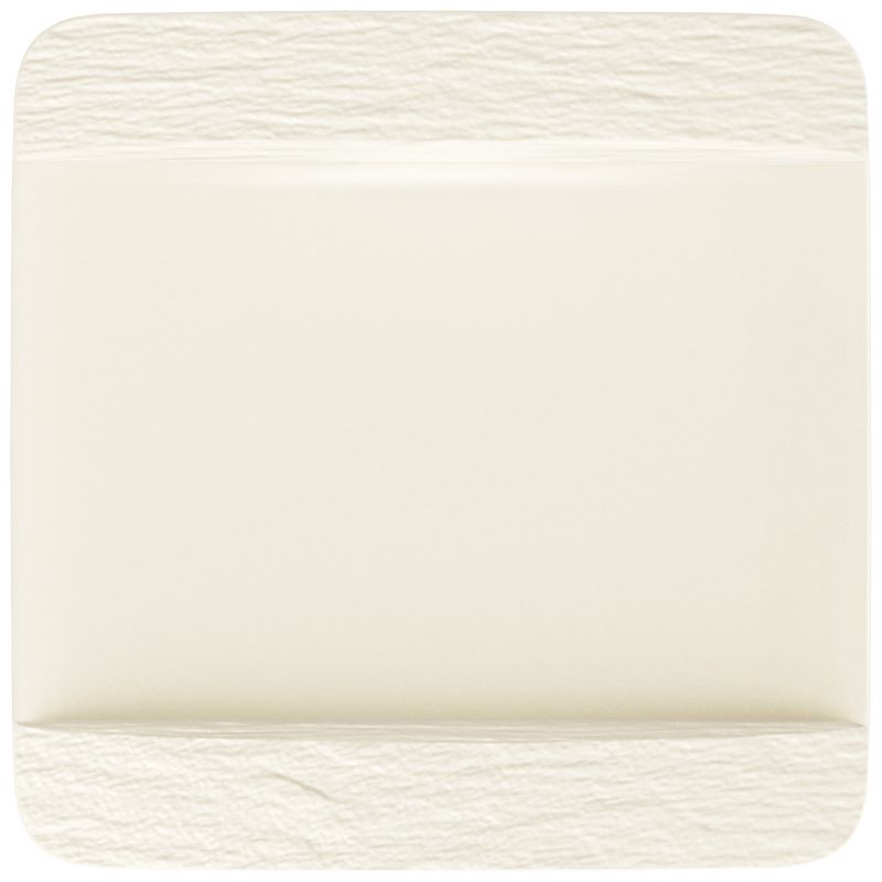 Teller quadratisch 28x28x2cm THE ROCK White Glacier