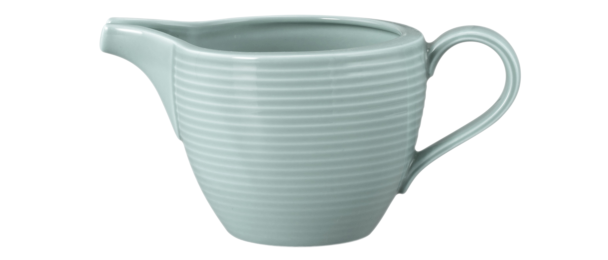 Milchkännchen rund mit Relief 0,29l mit Relief BEAT arktisblau