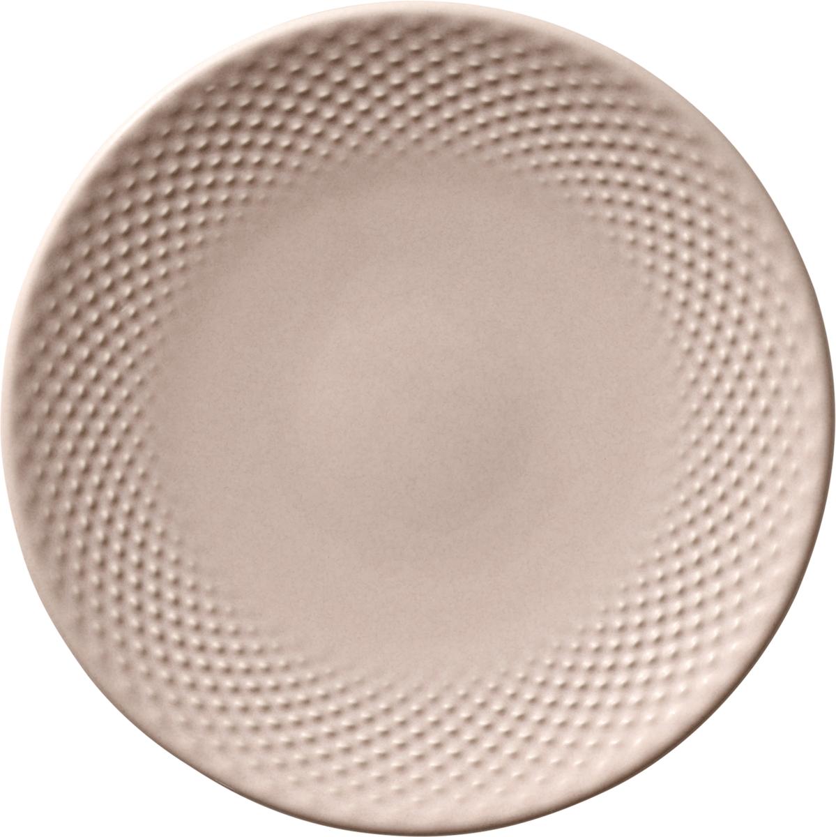 Teller flach coup Relief blush 17cm PINE