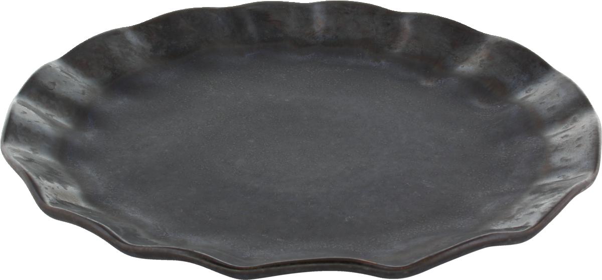 Teller flach ebony 28cm NAMI