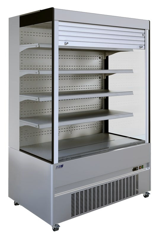 Wandkühlregal Shutter Pro 886 mit Rolladen