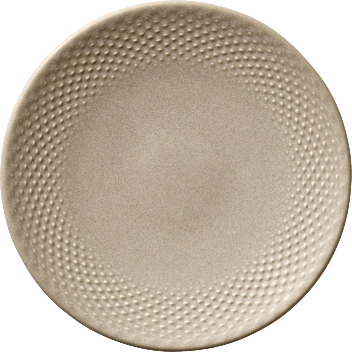 Teller flach coup Relief almond 17cm PINE