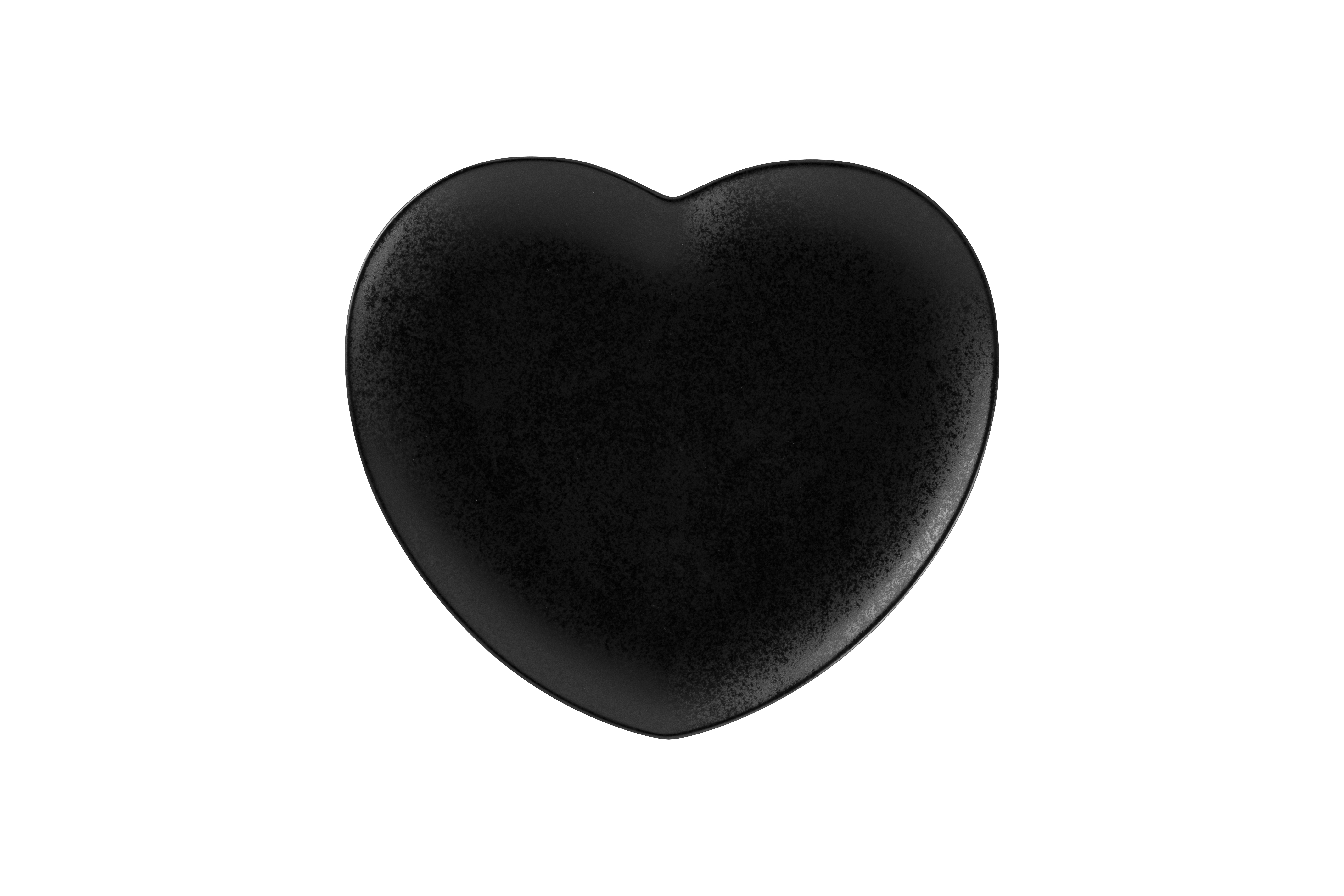 Teller flach coup 28x25x2,9cm CLICHÉ karbon black