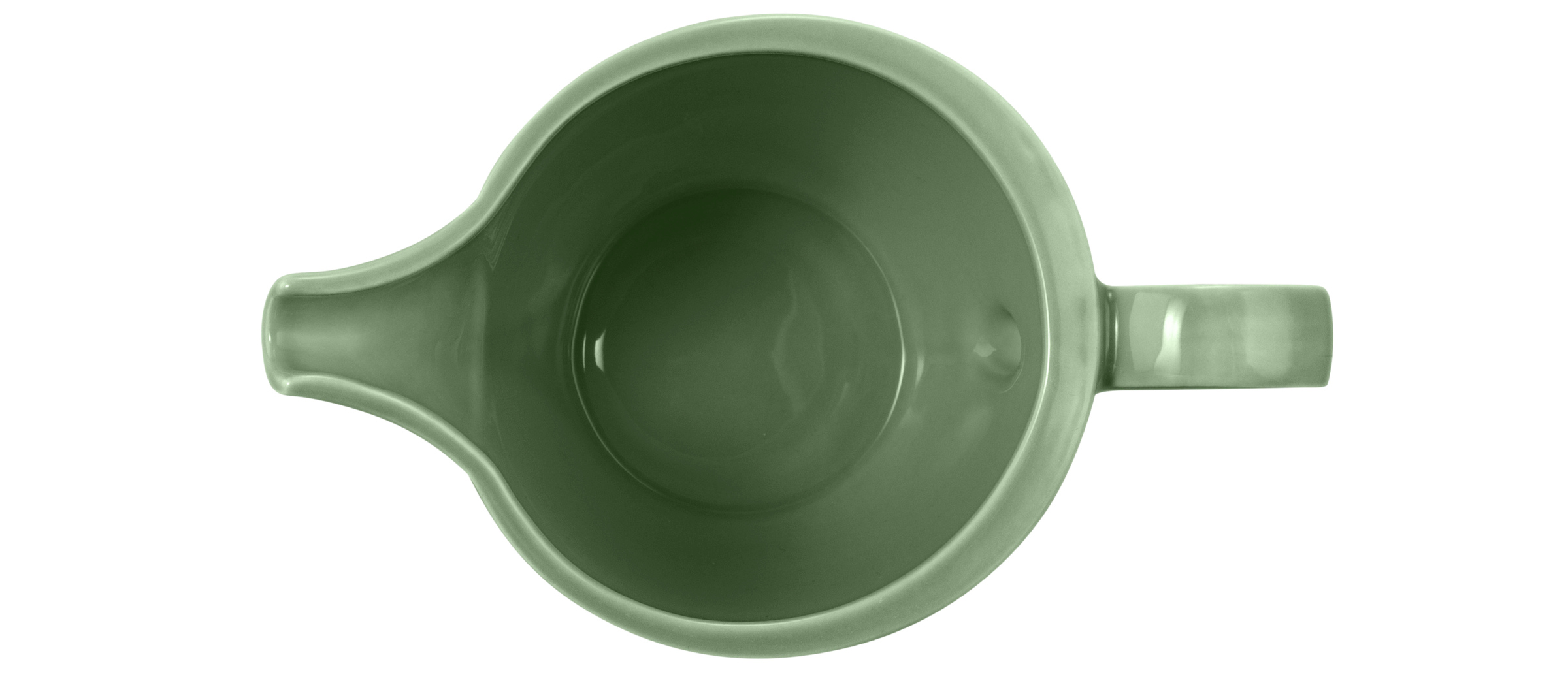 Milchkännchen rund mit Relief 0,29l mit Relief BEAT salbeigrün