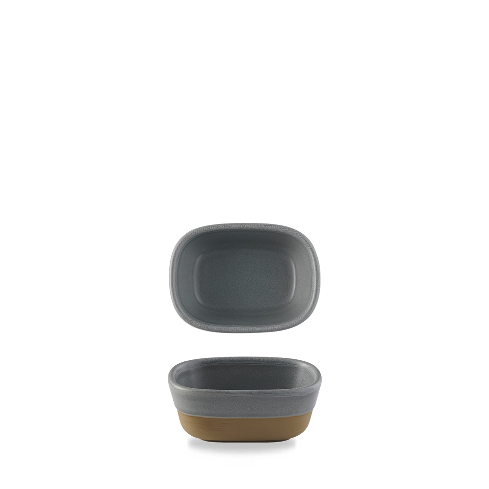 Schale tief 12cm EMERGE Seattle Grey eckig