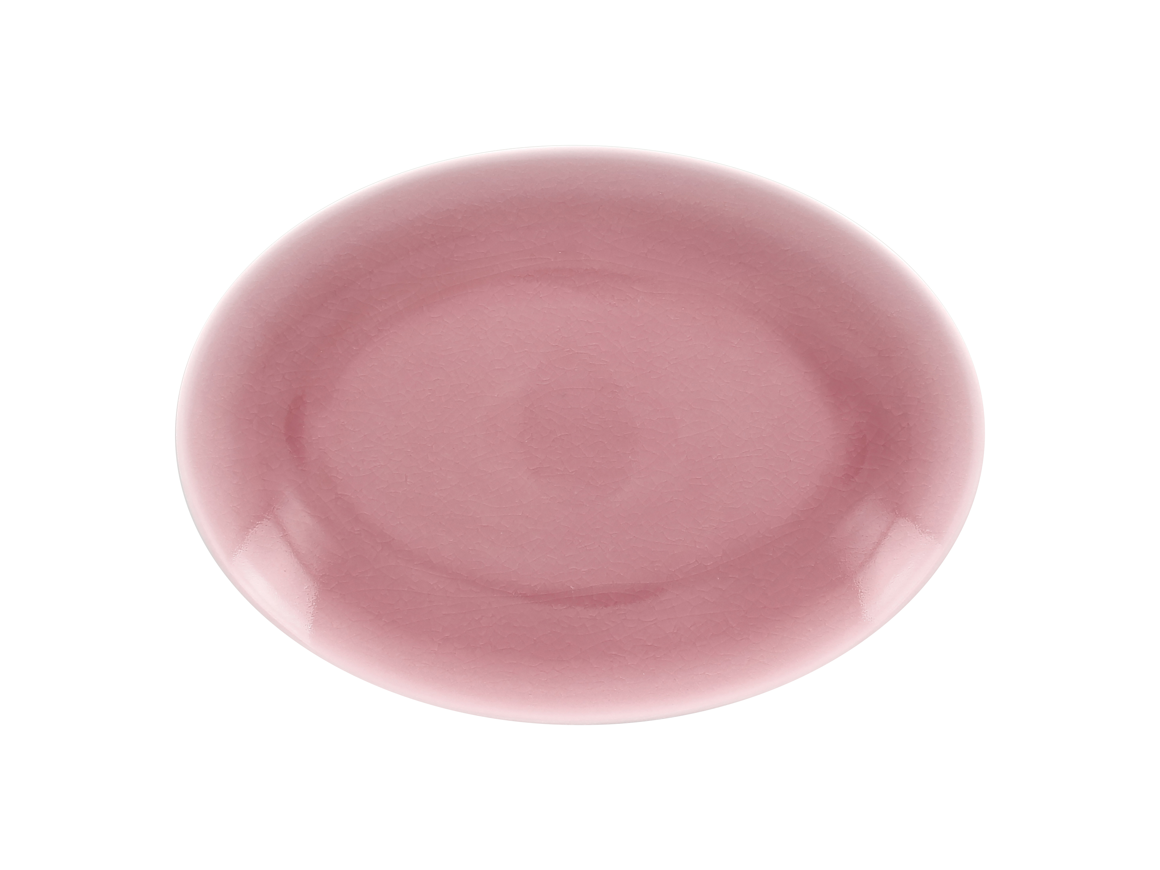 Platte oval 32x23x3,2cm VINTAGE pink