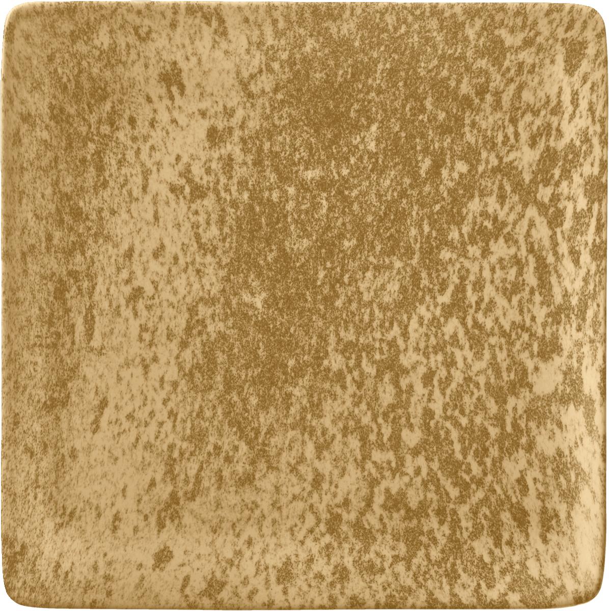 Teller flach quadratisch 29cm SANDSTONE DARK YELLO