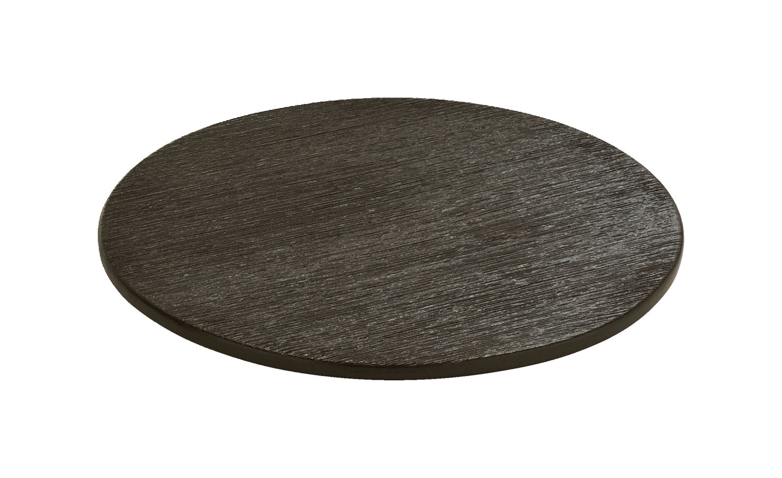 Plattform rund 15cm BRUSH schwarz