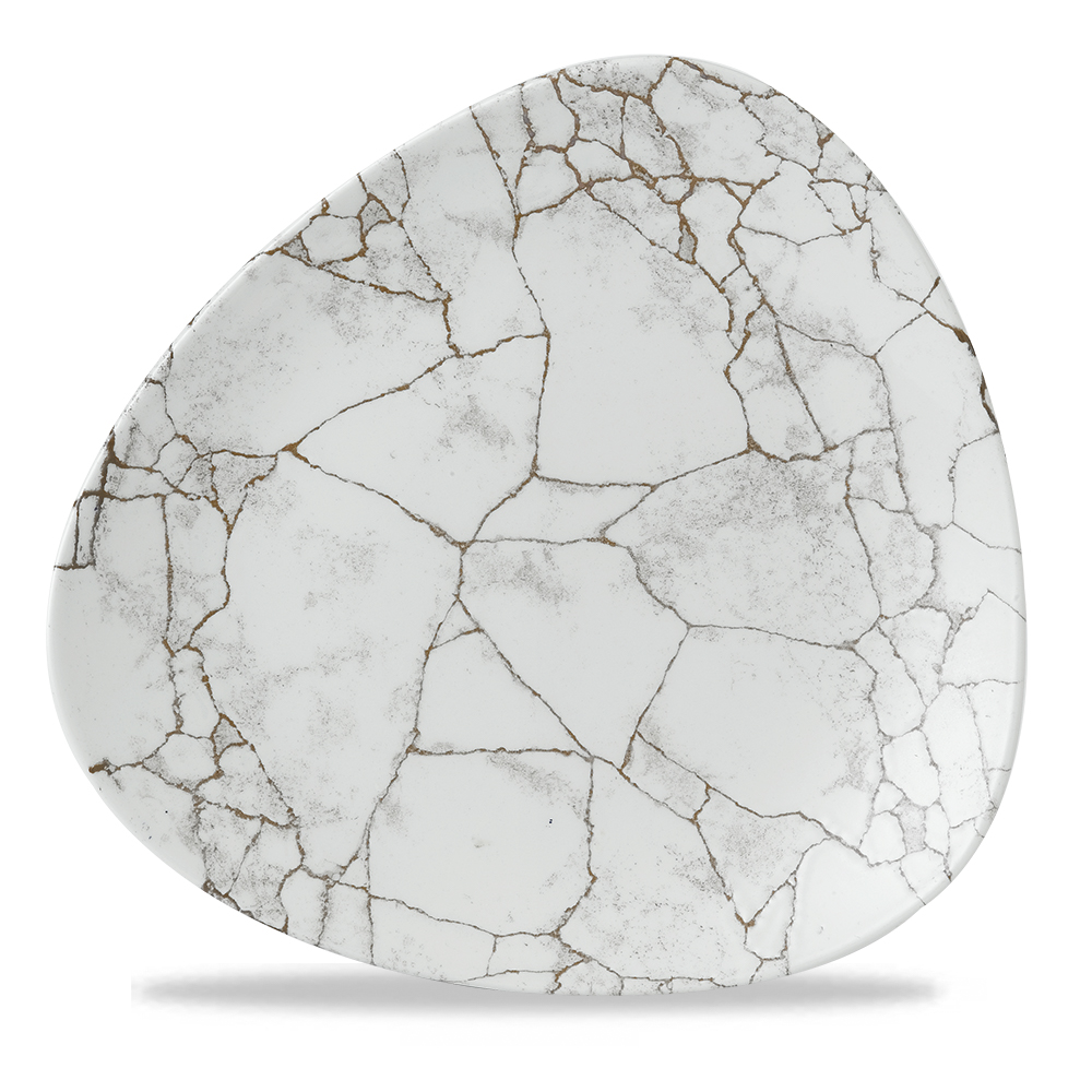 Teller dreieckig 26,5cm STUDIO PRINTS KINTS. grey