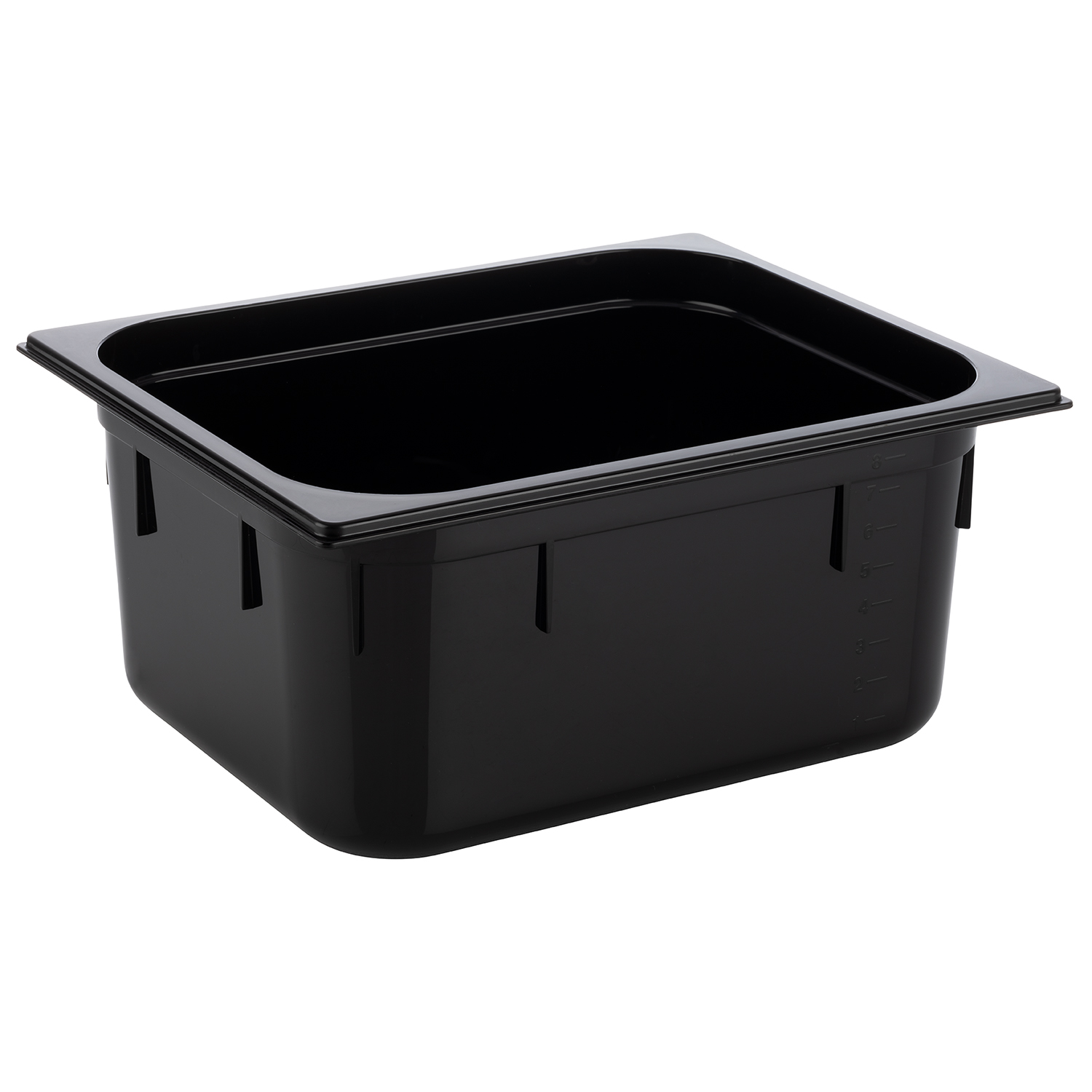 GN -Behälter 1/2-150mm Polycarbonat schwarz
