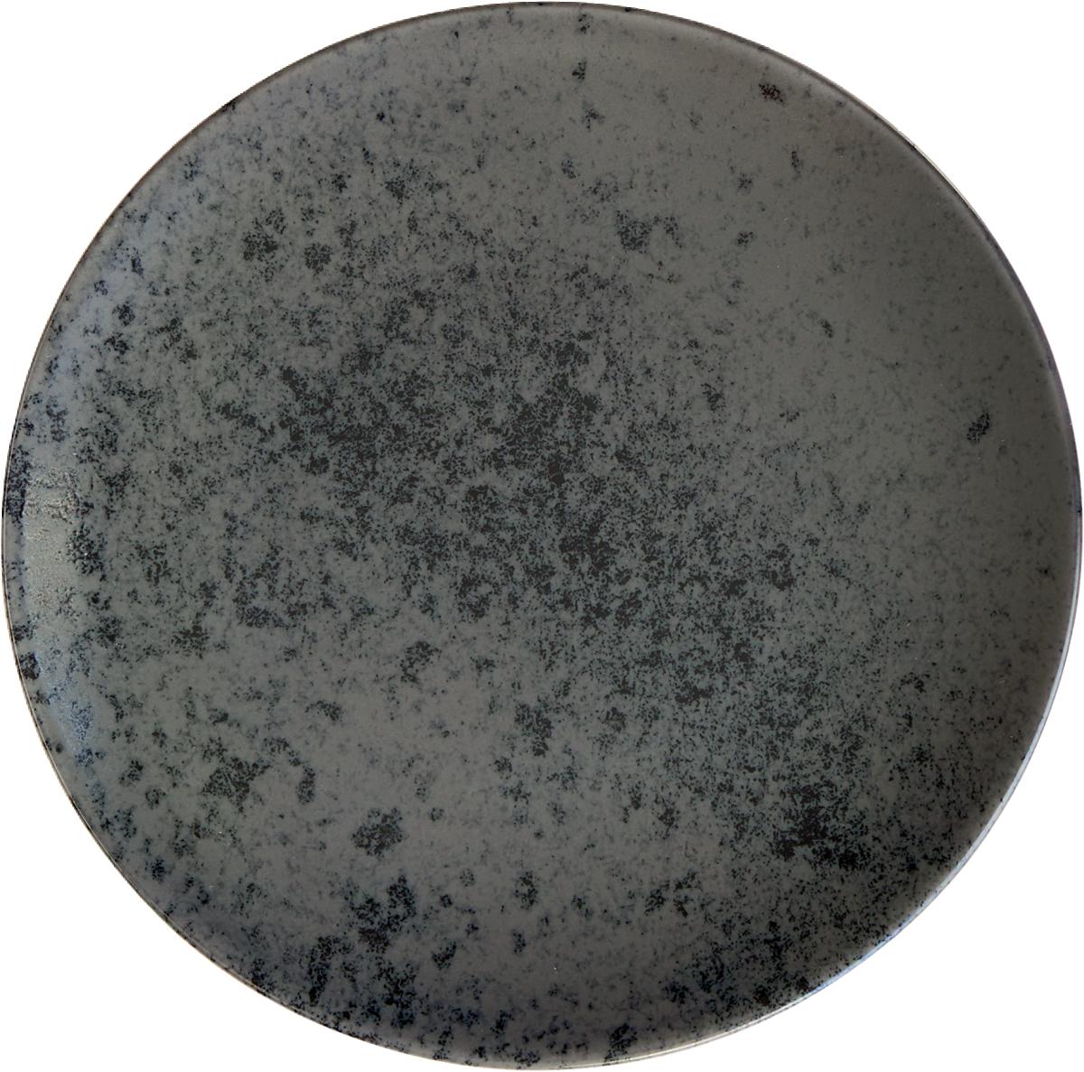 Teller flach rund coup 15cm SANDSTONE BLACK