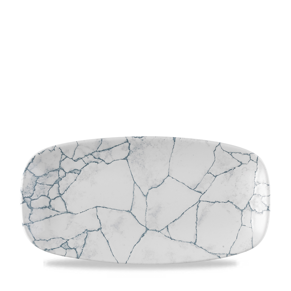 Platte eckig  29,8cm STUDIO PRINTS KINTSUGI Pearl Grey
