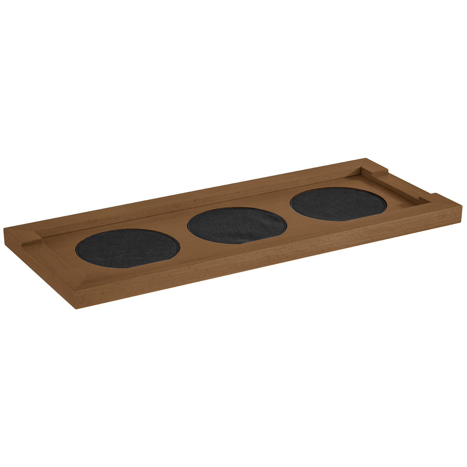 Buffetbrett für Karaffen 47x19cm H2cm dark oak