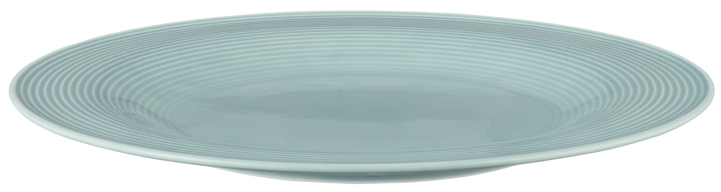 Teller rund mit Relief flach 30cm BEAT arktisblau