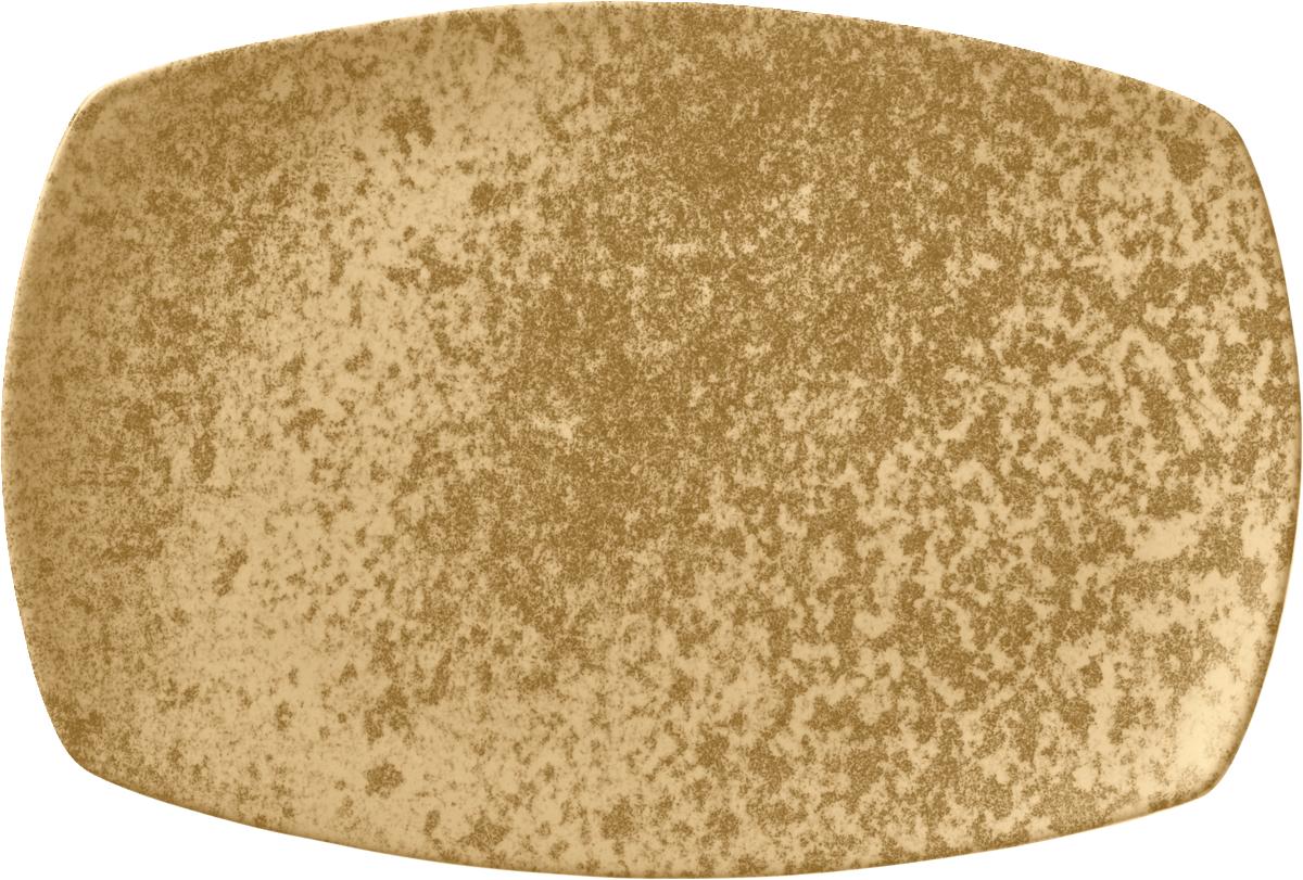 Platte rechteckig coup 36x23cm SANDSTONE DARK YELL