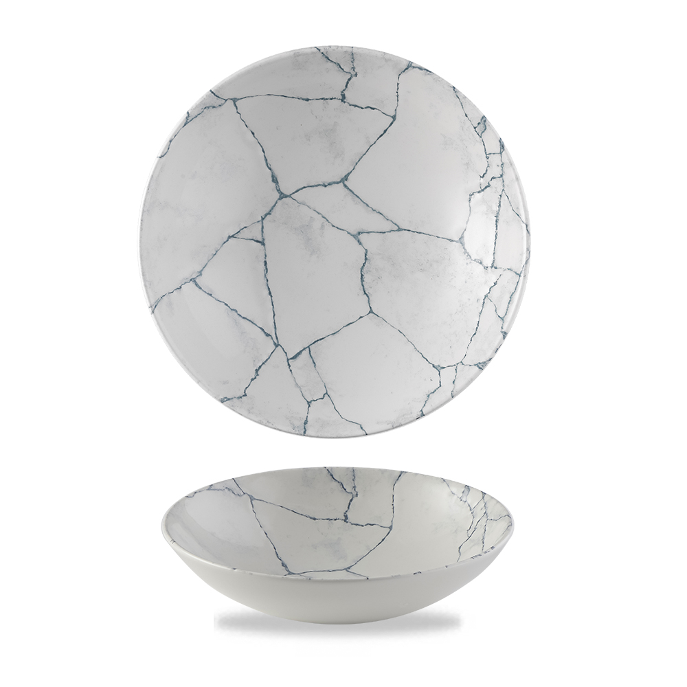 Schale rund 18,2cm STUDIO PRINTS KINTSUGI Pearl Grey