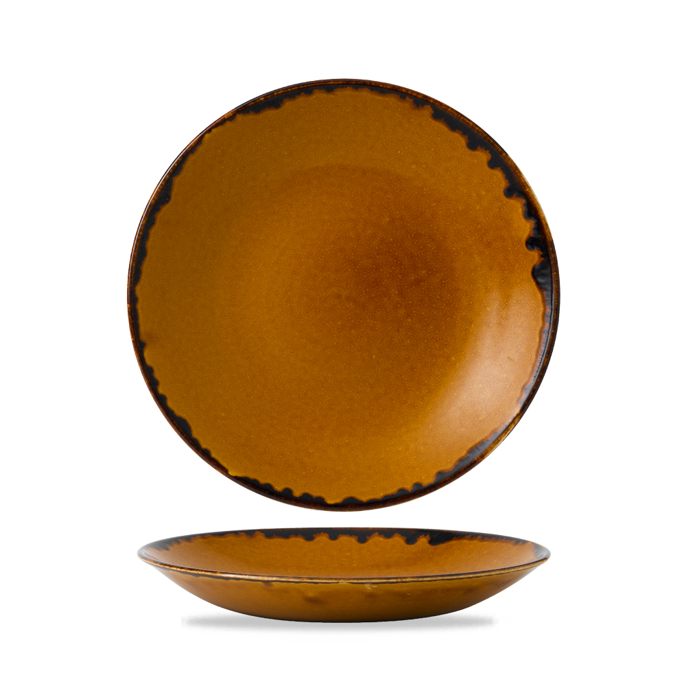 Teller tief 27,8cm HARVEST brown