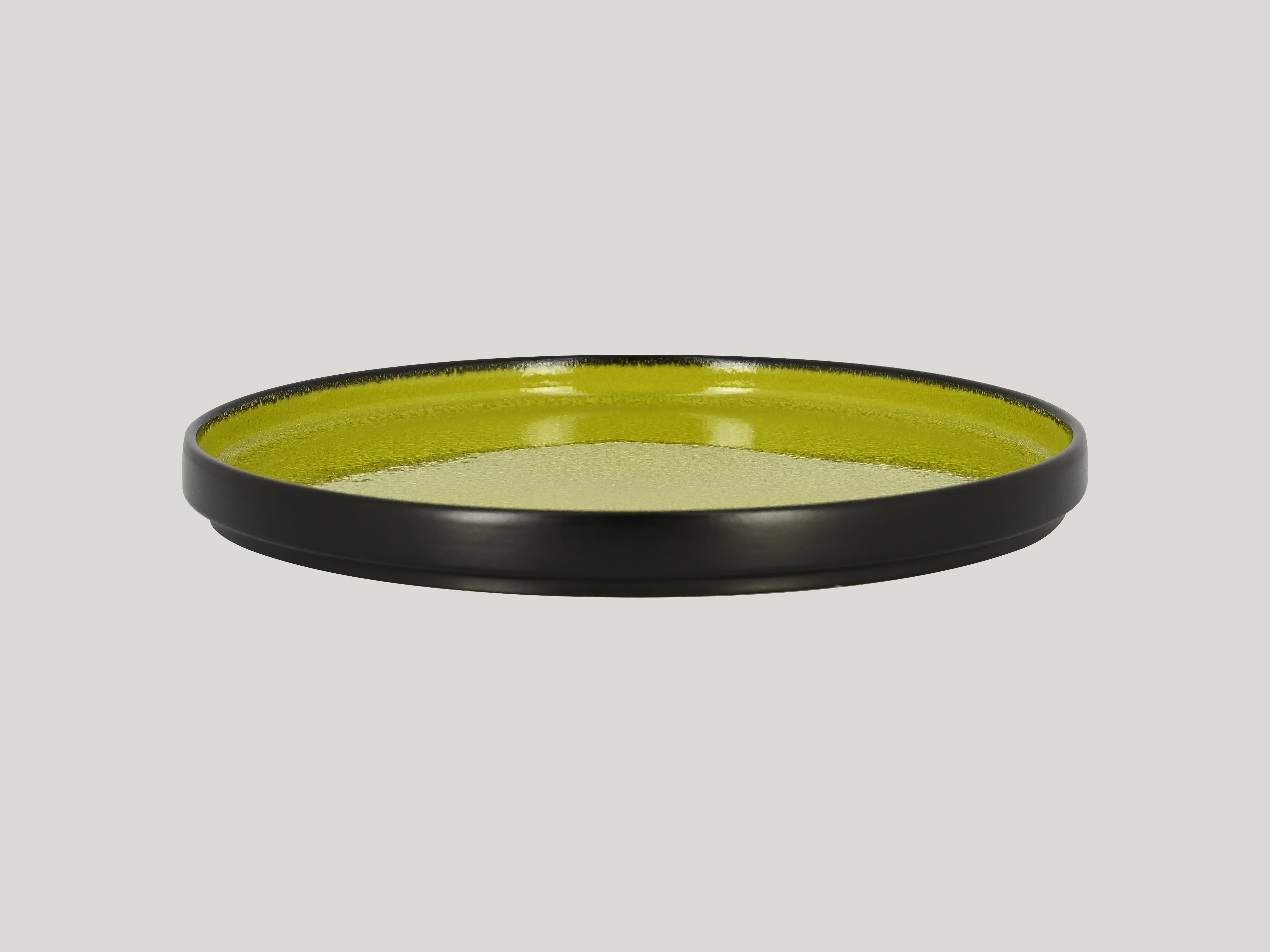 Teller flach hoher Rand f4930Ø26,7cm H2,6cm FIRE green