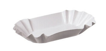 84856 250 Stück Pappschalen oval 10x17x3cm KU0B