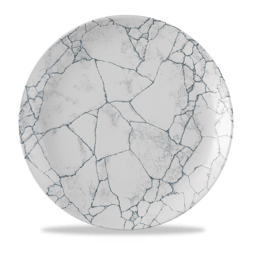 Teller rund 28,8cm STUDIO PRINTS KINTSUGI Pearl Grey