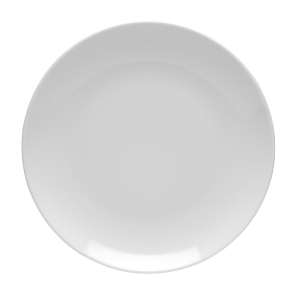 128957 Teller flach coup 25cm CLASSIC white