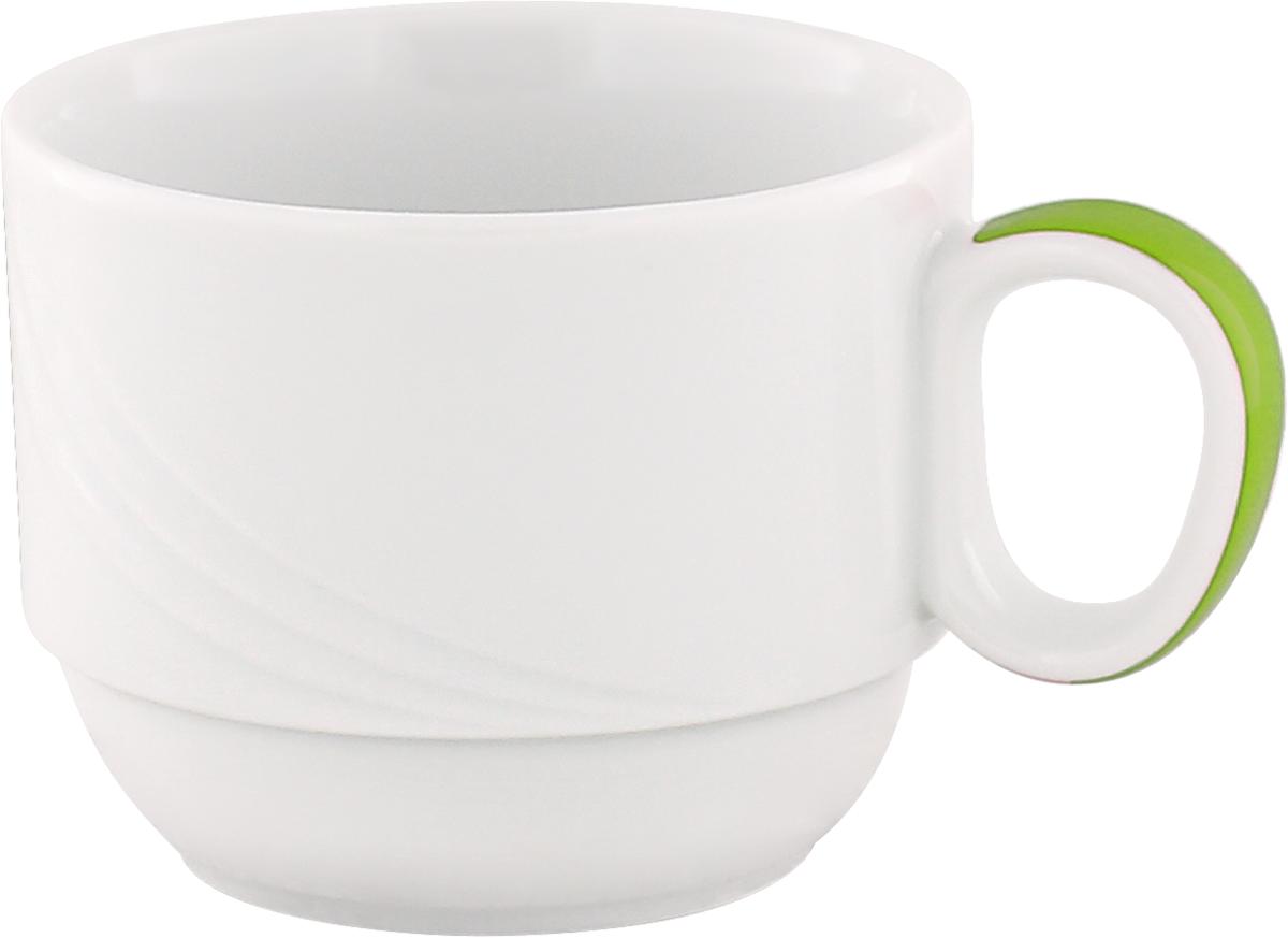 Spezialobertasse stapelbar Relief 0.18l DONNA SENIOR HELLGRÜN