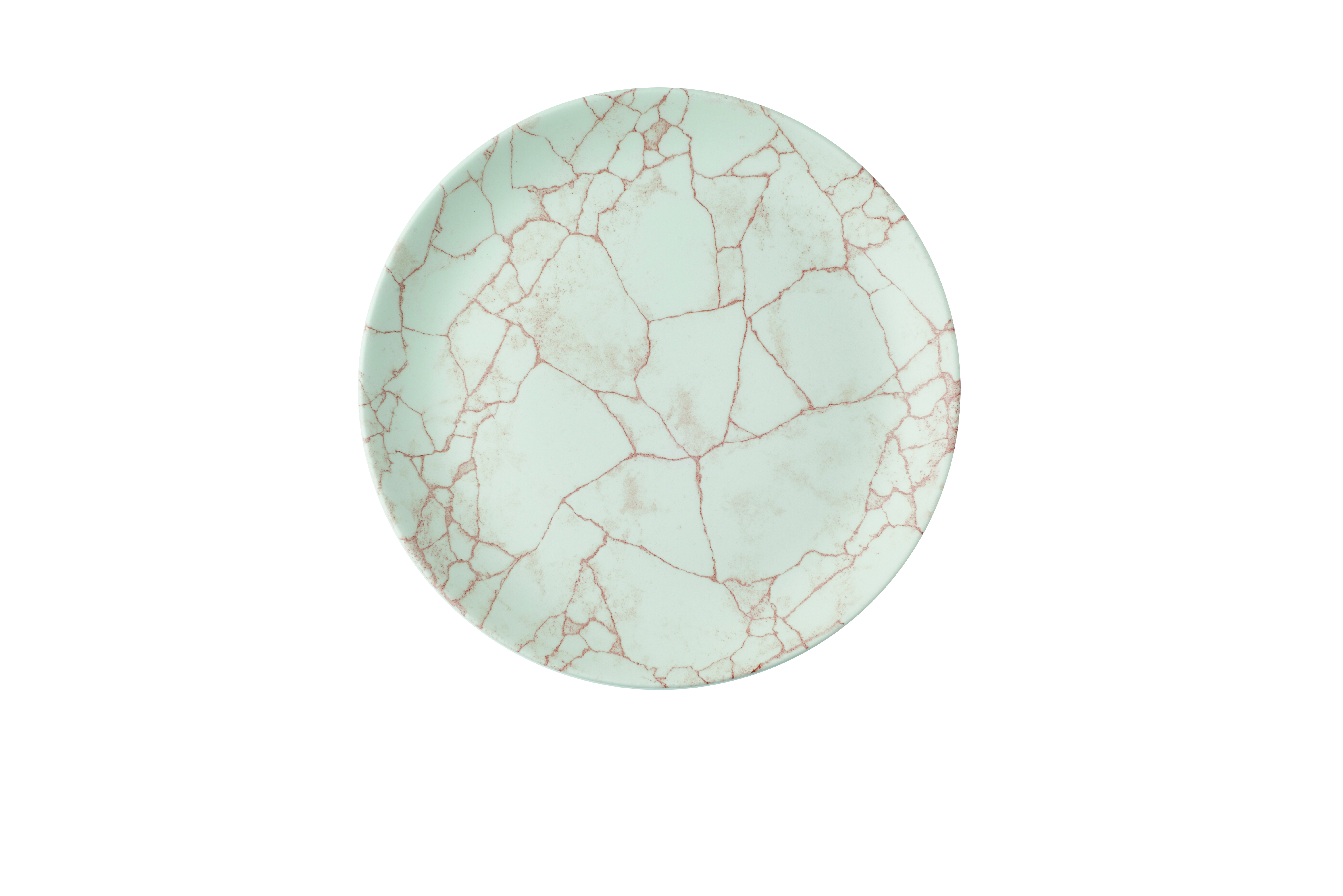 Teller flach coup 28,8cm KINTSUGI coral
