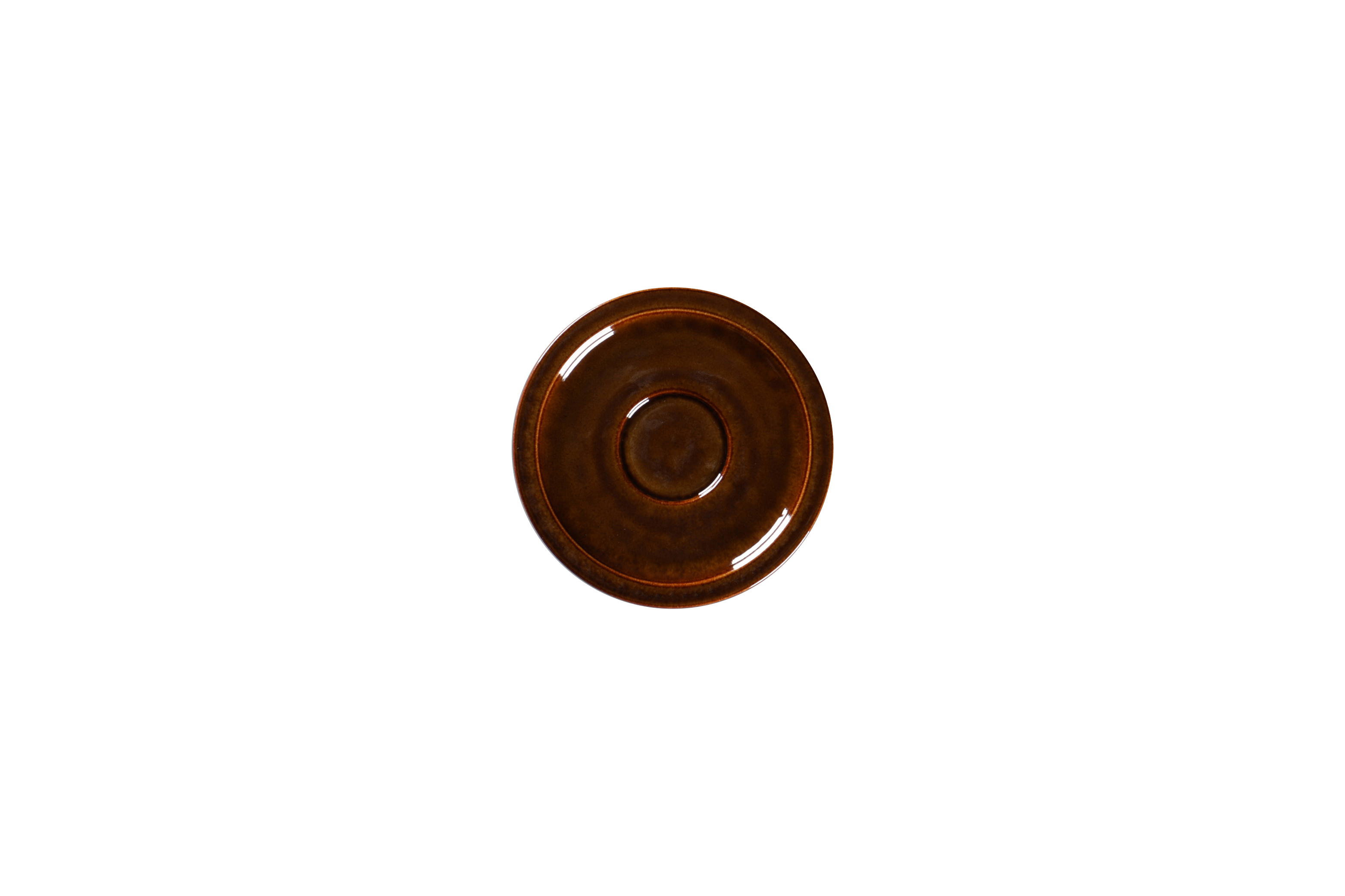 Espresso-Untertasse 12,5cm RAKSTONE EASE honey brown