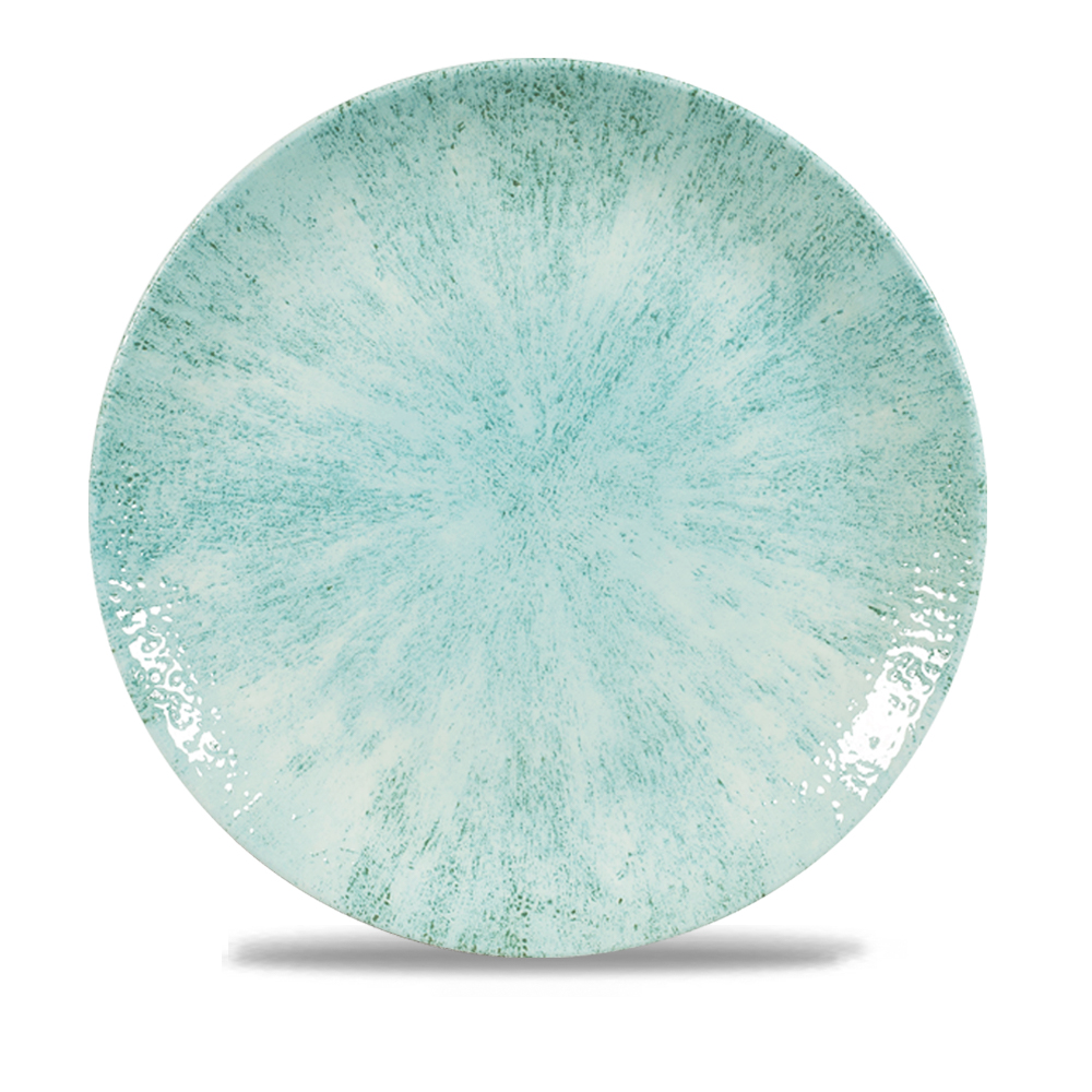 Teller flach coup 26cm STONE Aquamarine