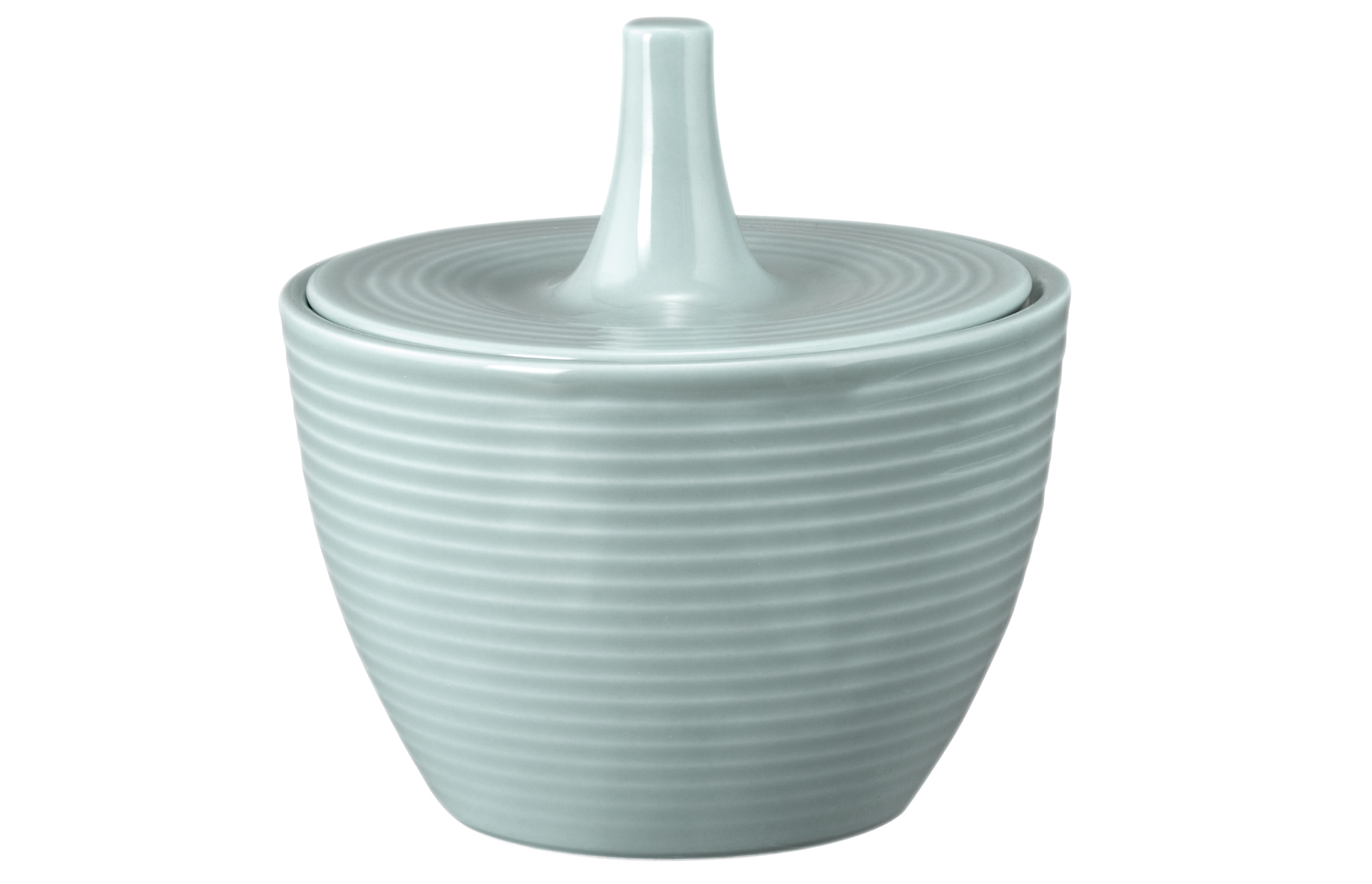 Zuckerdose rund mit Relief 0,27l mit Relief BEAT arktisblau