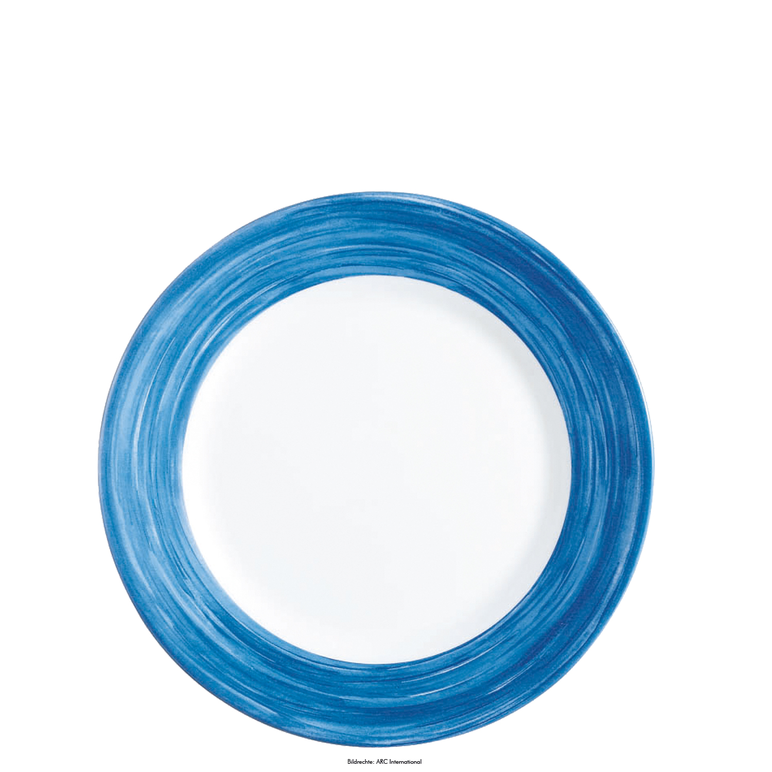 43558 Teller flach 25,4cm BRUSH BLUE JEAN