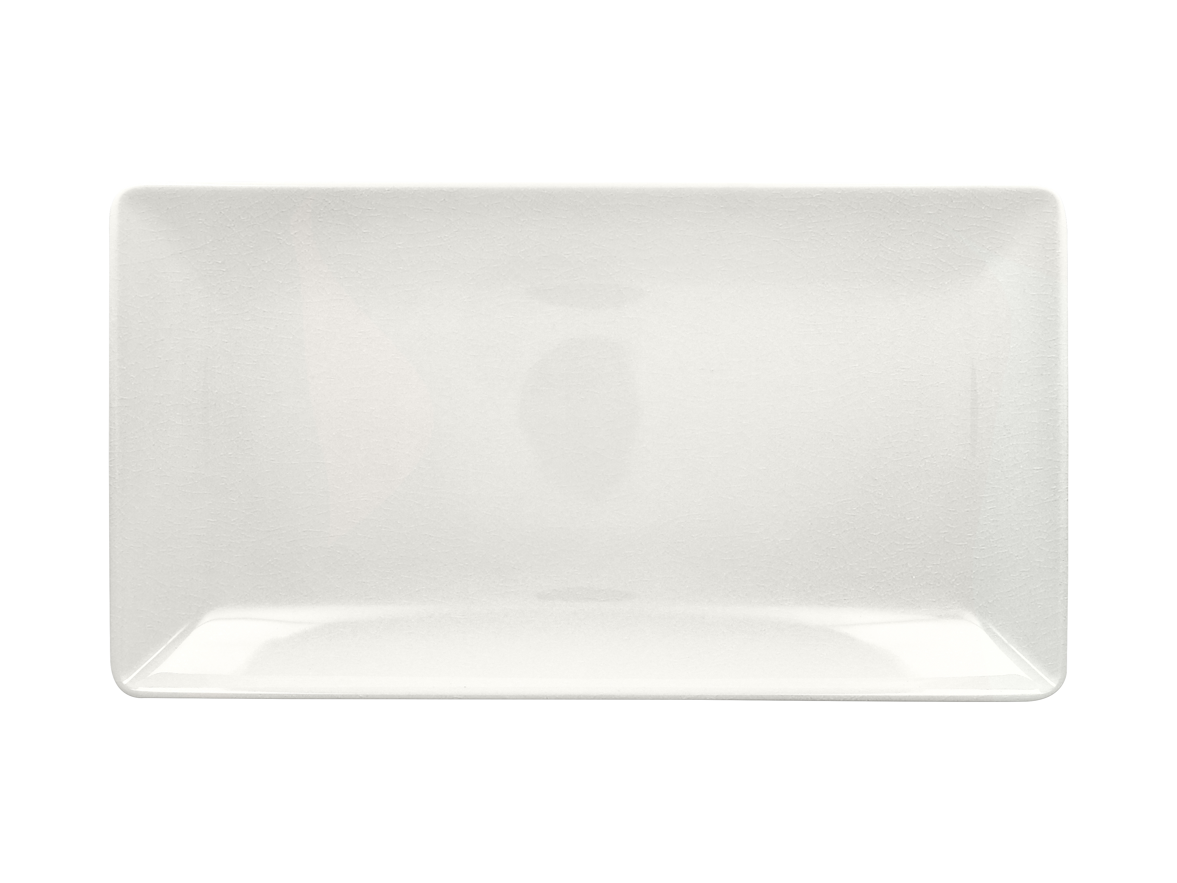 Teller eckig 33,8x18,3x2,4cm VINTAGE white