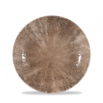 Teller flach coup 21,7cm STONECAST zircon brown