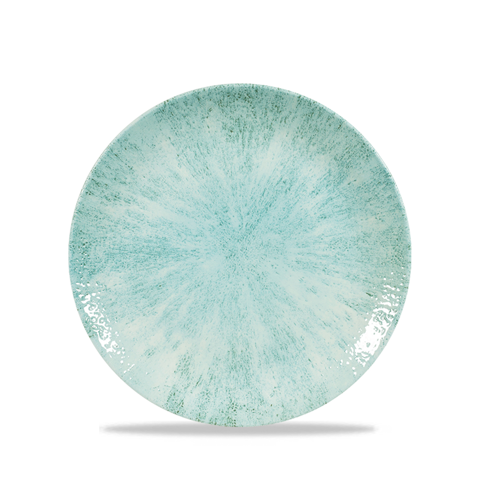 Teller flach coup 16,5cm STONE Aquamarine