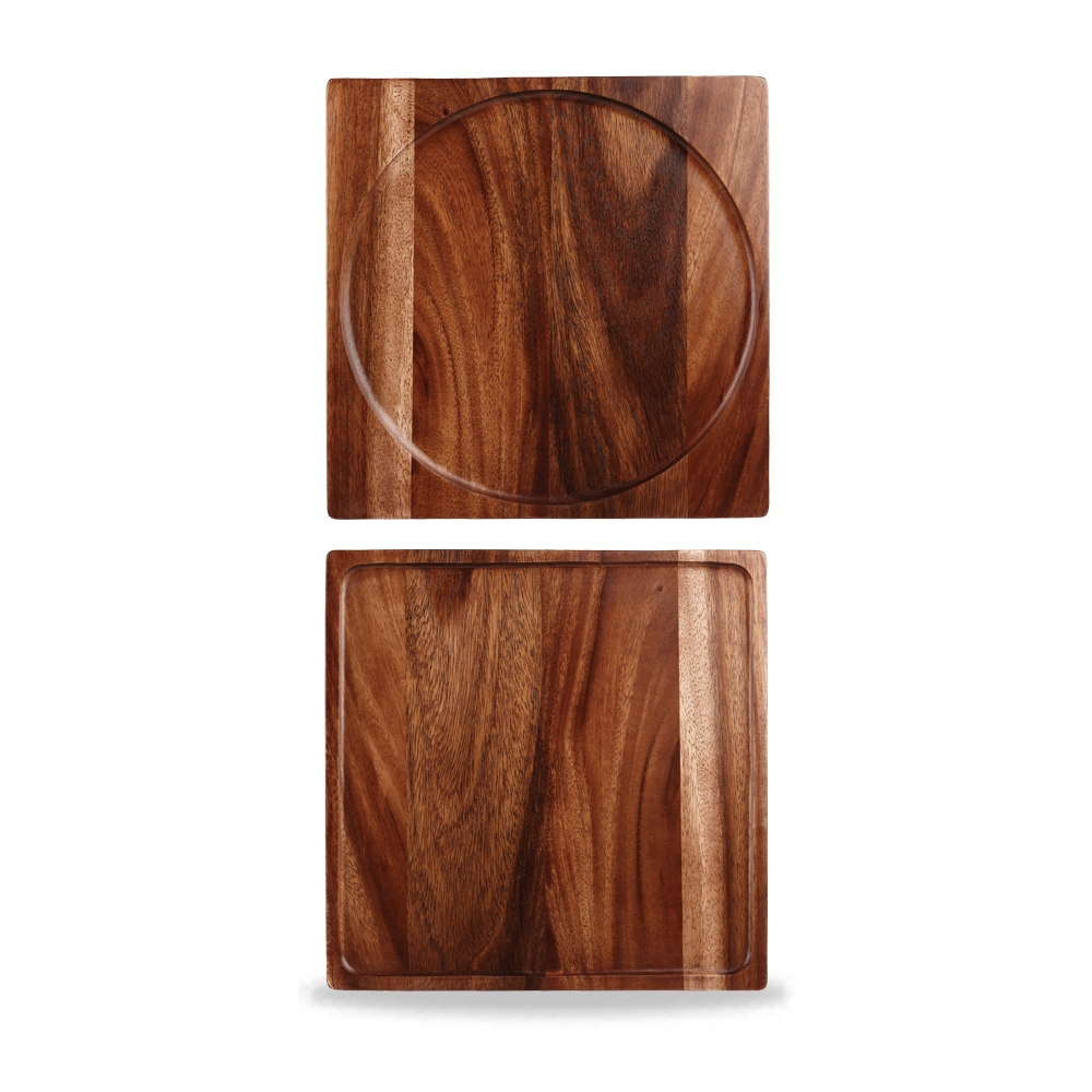 Präsentationstablett 30x30cm ALCHEMY ACACIA WOOD
