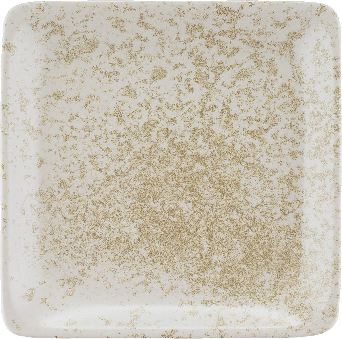 Teller flach quadratisch 19cm SANDSTONE BEIGE